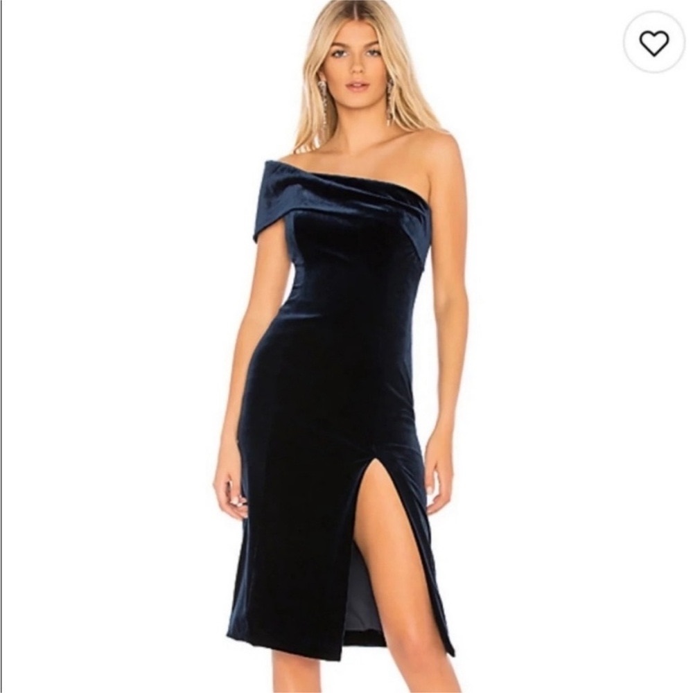 Velvet Jay Godfrey one shoulder dress